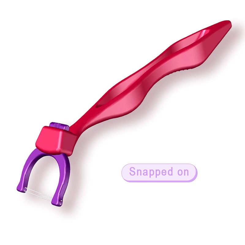 TEEsmile Evolutionary Clean Dental Flossers, Kit of Handle(s) Plus Refillable