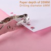 Single Hole Punch – 6mm Handheld Paper Punch with Soft
