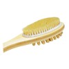 WOONEKY Natural Bristle Wooden Shower Brush Double Sided Body Massage