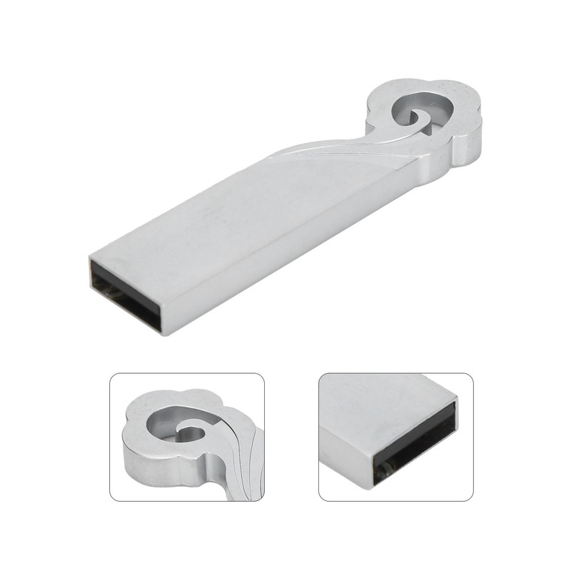 USB Flash Drive 16GB/32G/64G/128G Thumb Metal 2.0 Portable Waterproof Metal