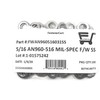 5/16" AN960-516 Mil-Spec Flat Washers Stainless Steel AN960-516 (5/16 ID