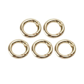 prendre PR-RINGCARA Carabiner Round Circle Carabiner Key Ring Keychain Bag Charm Outdoor Key Holder 0.5 inch (12 mm) 0.6 inch (15 mm) 0.8 inch (20 mm) 1.0 inch (25 mm) 1.3 inch (32 mm) 1.5 inch (38
