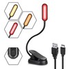Amber Reading Lights for Books in Bed – Red Book