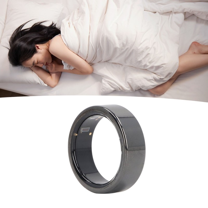 Smart Ring IP68 Waterproof Pedometer Sleep Fitness Tracker Ring with