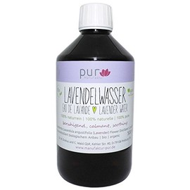500 ml Lavender Water Organic Natural 100% Pure Organic Lavender Water