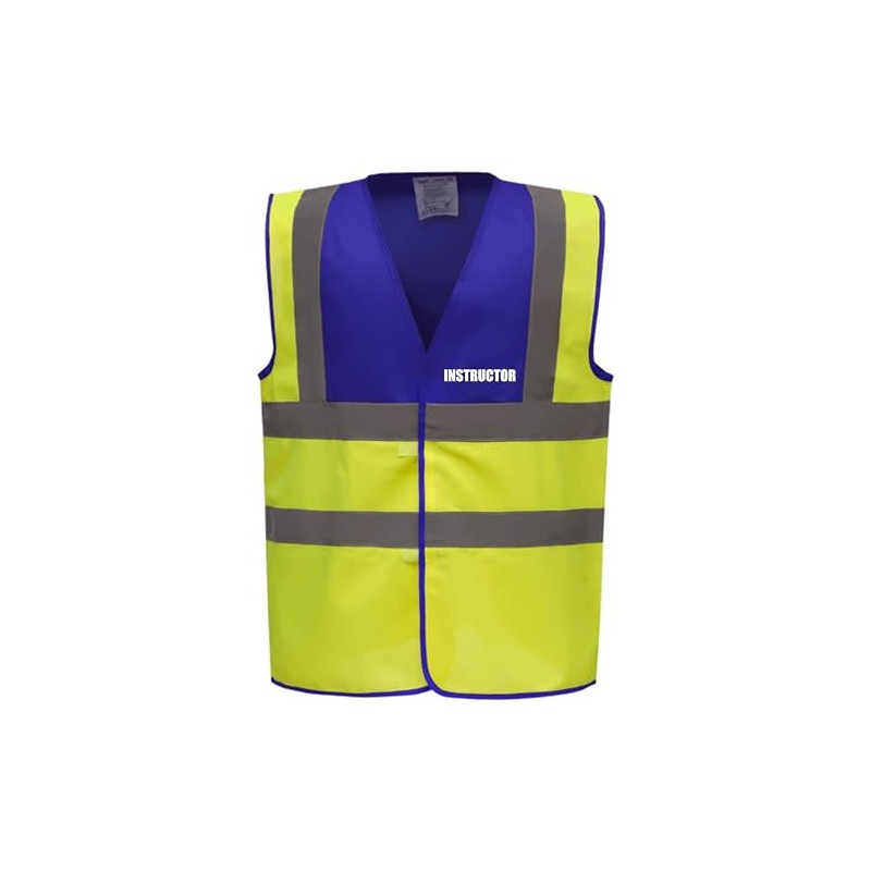 Brook Hi Vis Premium Two Tone Safety Vest - INSTRUCTOR