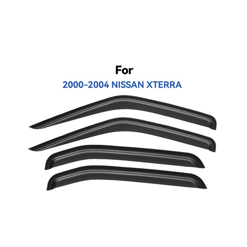 YQAUTEC Window Visors Rain Guards for 2000 2001 2002 2003