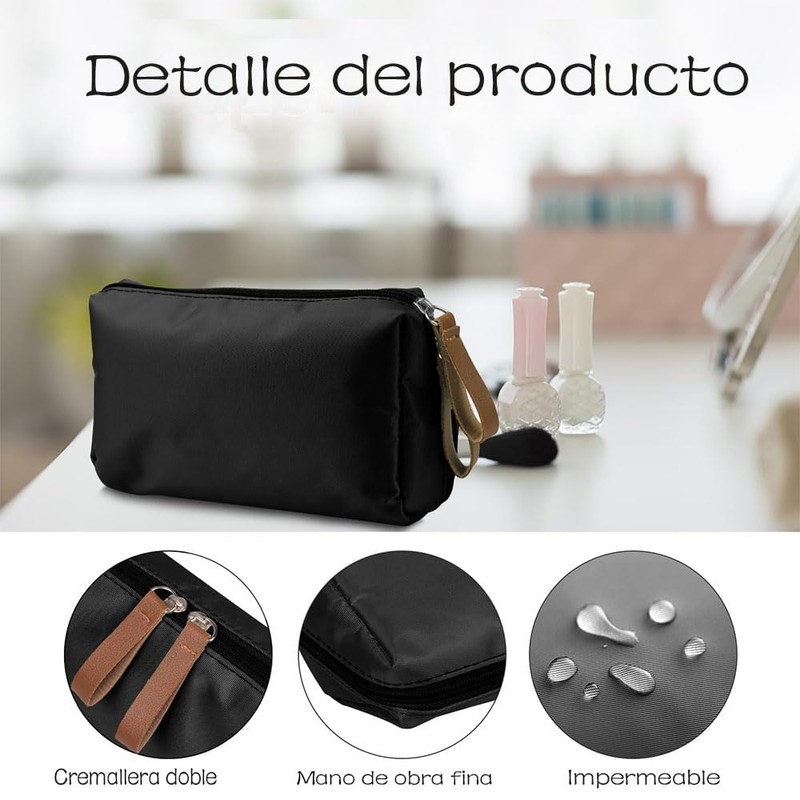 GeorgeX Bolsa de Maquillaje de Viaje para Mujer, Estuches de