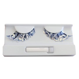 Eulenspiegel 000847 - Artificial Eyelashes, Spider Silver, Long, 1 ml Special Eyelash Glue, Instructions, for Carnival, Theme Party