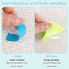 Pack of 2400 Sticky Notes, Sticky Notes, Small Pastel Sticky