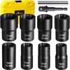 TOPEC Bolt Extractor Set, 10 Piece Lug Nut Remover Socket