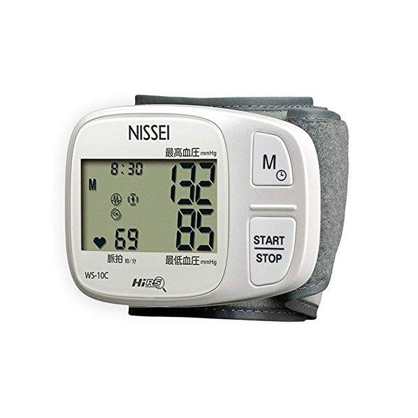 ［NISSEI］ 手首式デジタル血圧計 WS-10C
