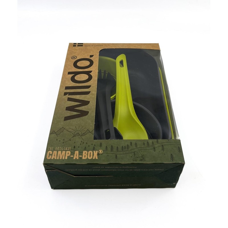 Wildo Camp-A-Box Duo Light 6629 Unisex Crockery Set, Lemon, One