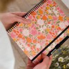 BAMBOOK Floral Notebook - A5 - Lined, Reusable Notebook, Notepad,