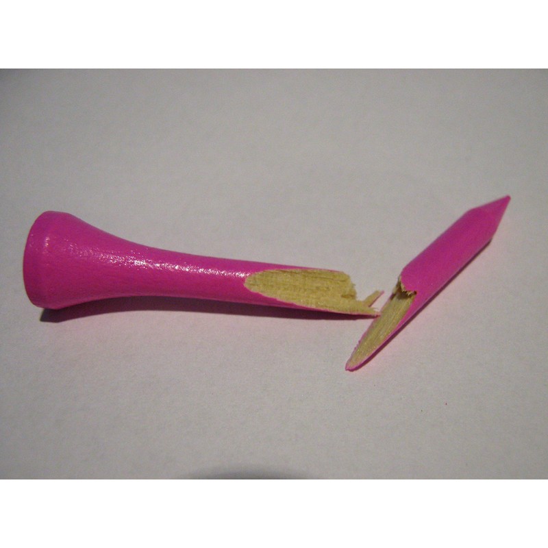 Golf tees, 54 mm (2 1/8 inches), 250 tees, wood,