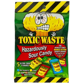Candy Dynamics Toxic Waste Hazardously Sour Bag, 57 g (Pack of 1)