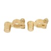 2PCS Battery Terminal Connectors Brass Negative Positive Car Battery Cable