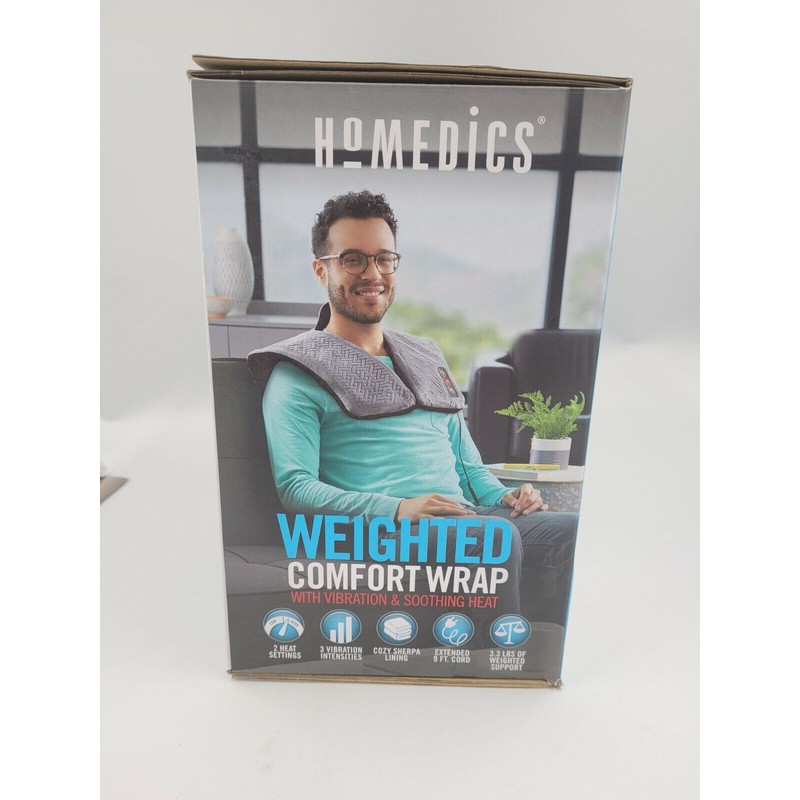 Homedics Weighted Comfort Wrap Vibration&Soot
