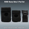 REKD Adult Unisex Protector Accessories Heavy Duty Triple Pad Set,