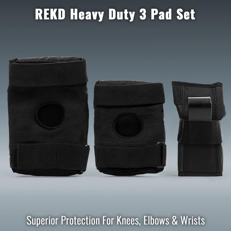REKD Adult Unisex Protector Accessories Heavy Duty Triple Pad Set,