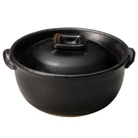 Sanko 11331 Banko Ware Earthenware Pot, Black, 5.1 inches (13 cm), One Size 4 Tenmei