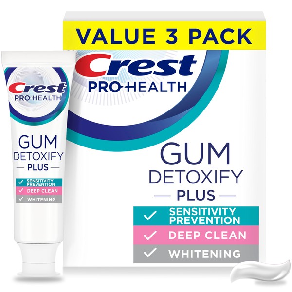 Crest Pro-Health Gum Detoxify Plus Toothpaste 4.5 oz Pack of