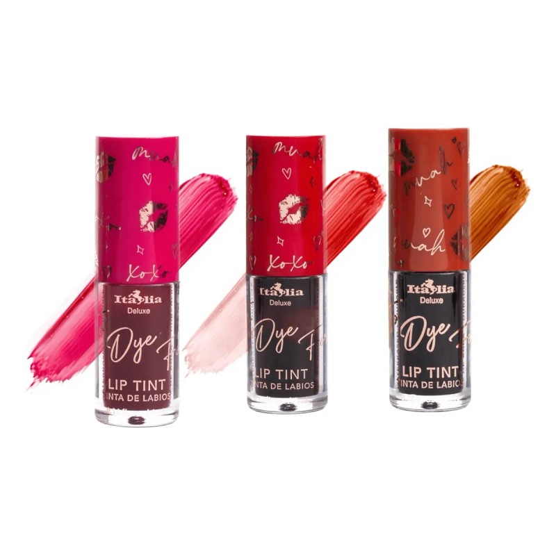 3 Tintas De Labios Italia Deluxe Assasin Letal Toxic