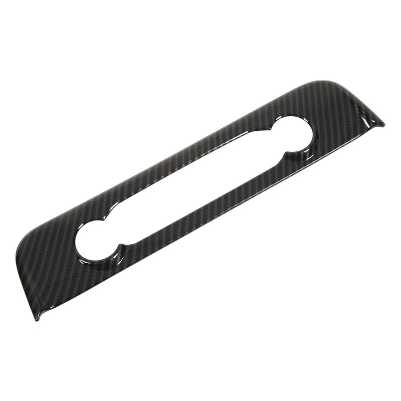 Multimedia Control Knob Cover Trims Carbon Fiber Style Replacement for