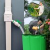 ASTAMOTOR Rainwater Collection System, Gutter Downspout Diverter Kit Rain Barrel