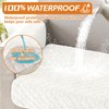 Arfntevss Waterproof Corner Sectional Couch Covers for Dogs Pet L