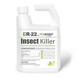 Ecovenger ER-22 by EcoRaider Professional Grade Insect Killer Concentrate 32OZ, for Bed Bugs, 100% Efficacy, Extended Residual, Green and Non-Toxic
