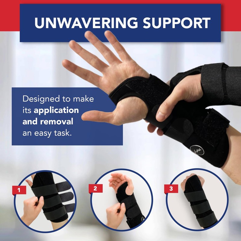 Dr. Arthritis Doctors Designed Adjustable Wrist Support / Wrist Splint,