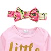 ChYoung Baby Girl Clothes Set Newborn Outfit Little Sister Romper