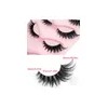 Pestañas Postizas 5 Pares Efecto Fox Eye Banda Invisible Negro