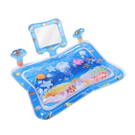 Sosoport Inflatable Water Play Mat Early Education with Engaging Tummy Activity for Visual Stimulation Muscle Development