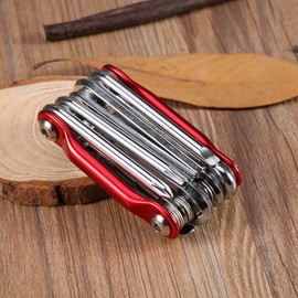 Kit de Herramientas de Reparación Multifunción para Bicicleta 11 en 1, Herramientas Multiherramienta para Bicicleta, Herramienta Multiherramienta para Bicicleta con Herramienta