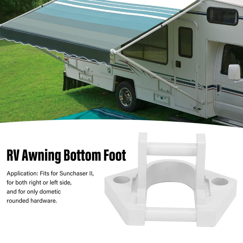 RV Awning Base Bottom Foot Solid Aluminum for Sunchaser II,