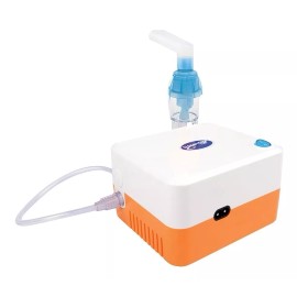 Nebulizador Silencioso Bi-rich CN126 | Para Adultos y Niños | Color Blanco/Naranja