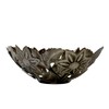 Large Metal Bowl, with Flowers, Rustic Farmhouse Decor, Decorative Home