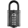 Squire CP60 Combination Padlock, 60mm, Black, 5-Wheel Lock