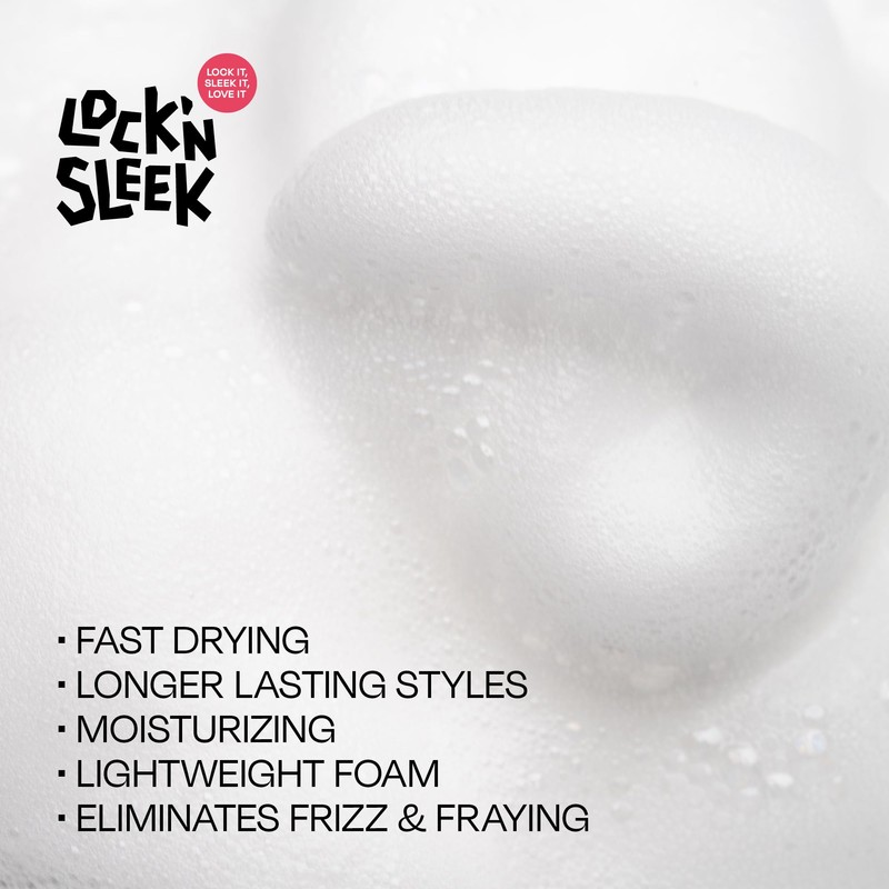 LOCK'N SLEEK Braid Foam for braiding, Twists and Locs, No