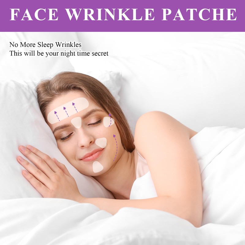 Pack of 200 Face Wrinkle Remover Strips, Anti Wrinkle Plasters,