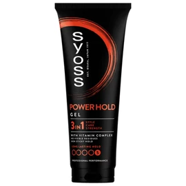 Pack of 6 Syoss Hair Gel 3-in-1 with Vitamin Complex - Power Hold - 250 ml