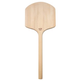 New Star Foodservice 50288 Restaurant-Grade Wooden Pizza Peel, 14" L x 14" W Plate, with 22" L Wooden Handle, 36" Overall Length
