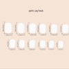 YoYoee Short Square Press on Nails Gradient Fake Nails Acrylic
