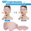 Sleep Mask 100% Light Blocking Eye Mask for Sleeping 3D