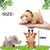 Anboor 10pcs Small Stuffed Animals—Jungle Animal Plush Set 4.8 Inch