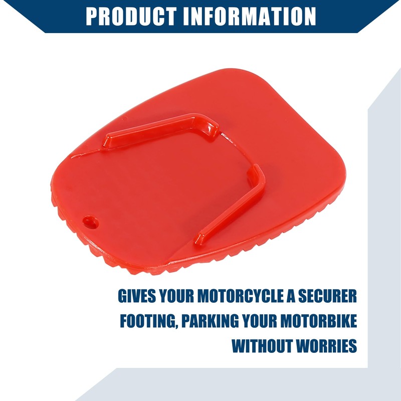 Hihaha Motorbike Kickstand Pad Support Pad Side Stand Extension Pad