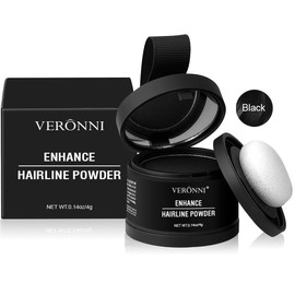 BUY 1 GET 1 FREE Hairline Powder Instantly Conceals Hair Loss Waterproof Root Touch Up Powder with Squalane for Natural Finish & Grey Touch Ups:_BLACK_5 Boxes: Best Value – Long-Term Use