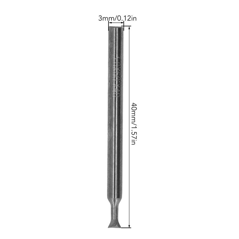 Dovetail End Mill Cutter Carbide 2 Flute Metric Metalwork Cutting